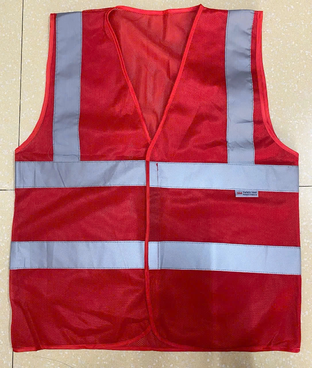 Áo phản quang ghi màu đỏ