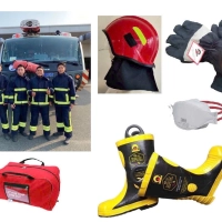 Bộ trang phục chữa cháy loại 2 lớp màu xanh đen theo thông tư 150 mới 