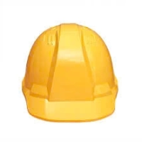 Nón bảo hộ COV mặt vuông vàng