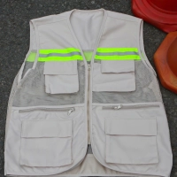 Áo Gile Kỹ Sư 6 Túi Màu xám trắng