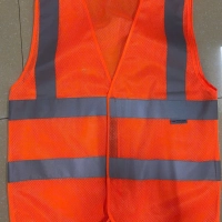 Áo phản quang ghi màu cam