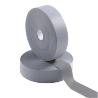 Dây phản quang vải màu ghi 100m/cuộn rộng 2.5cm