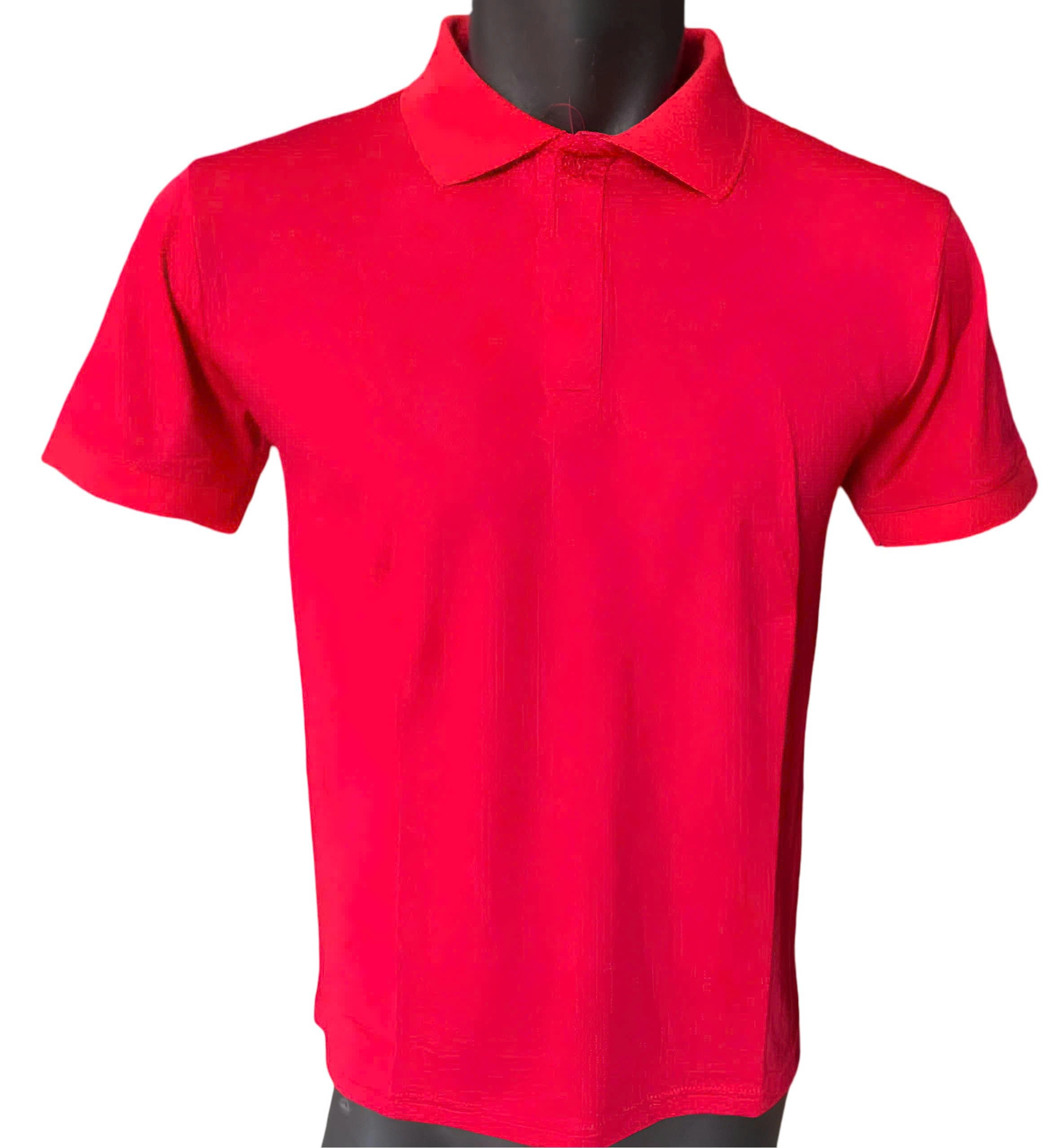 Áo Thun Có Cổ Cá Sấu 4 Chiều Polo Màu Đỏ