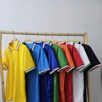 Áo Thun Cá Sấu Poly 2 Sọc