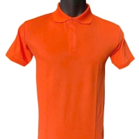Áo Thun Có Cổ Cá Sấu 4 Chiều Polo Màu Cam
