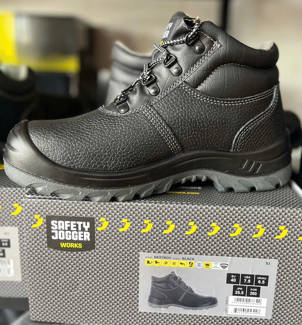 Giày Bảo Hộ Jogger Bestboy S3 kiểu dáng cổ cao