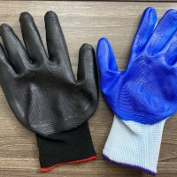 Găng Tay Phủ Sơn Nitrile Xanh N518