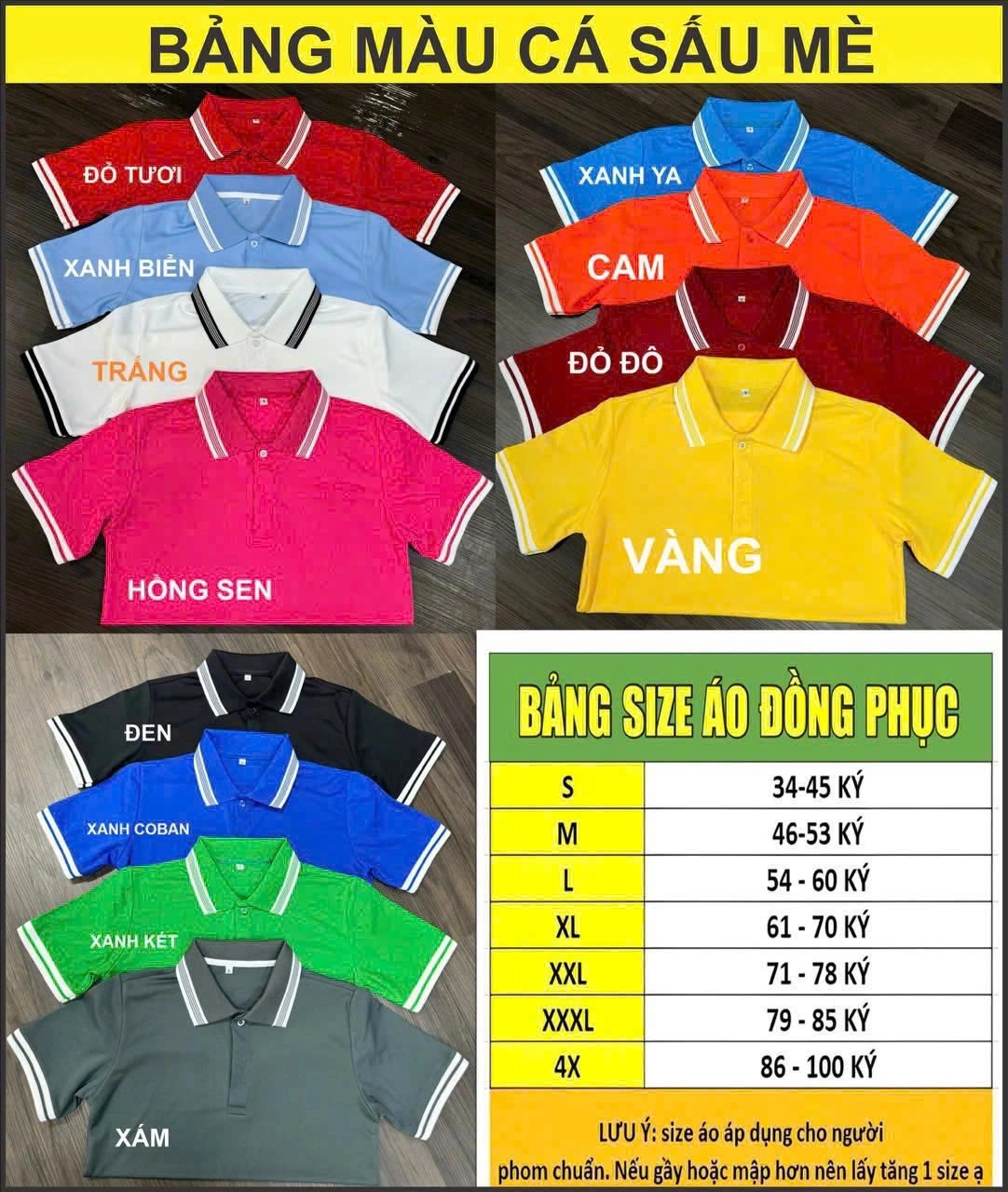Áo thun vải cá sấu mè