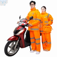 Bộ Áo Mưa 2 LỚP DOLPHIN Phản Quang