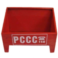 Kệ tole đựng 2 bình chữa cháy