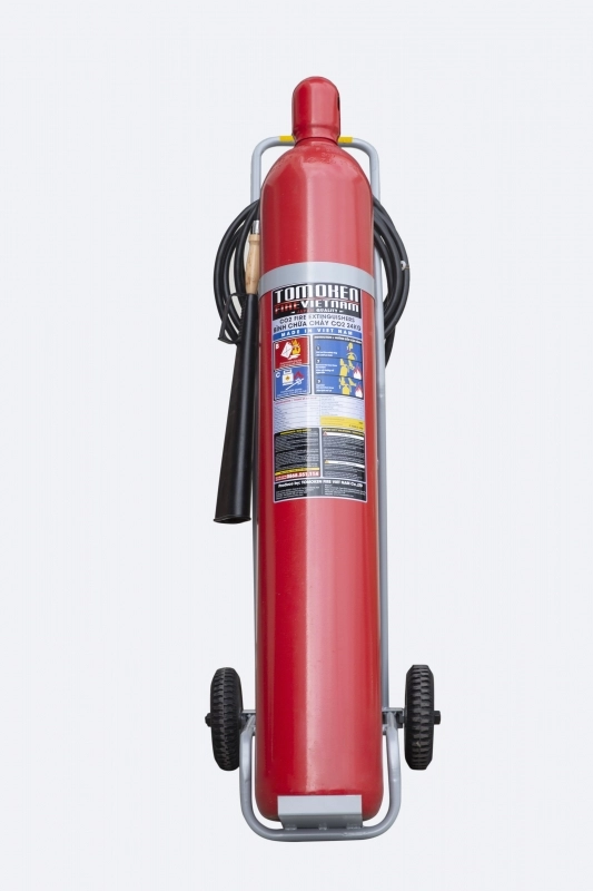 Bình chữa cháy xe đẩy loại khí CO2 24KG Model: TMK-VJ-CO2/24kg
