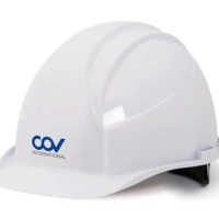 Mũ bảo hộ COV 001-2A (Có tai gài chụp tai chống ồn hoặc kính chắn an toàn)