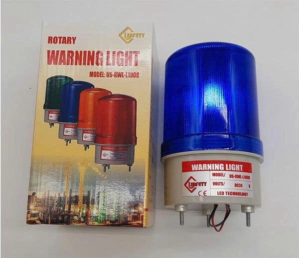 Đèn Quay Điện - Màu Xanh - Usafety Mỹ Tiêu Chuẩn CE - 24V